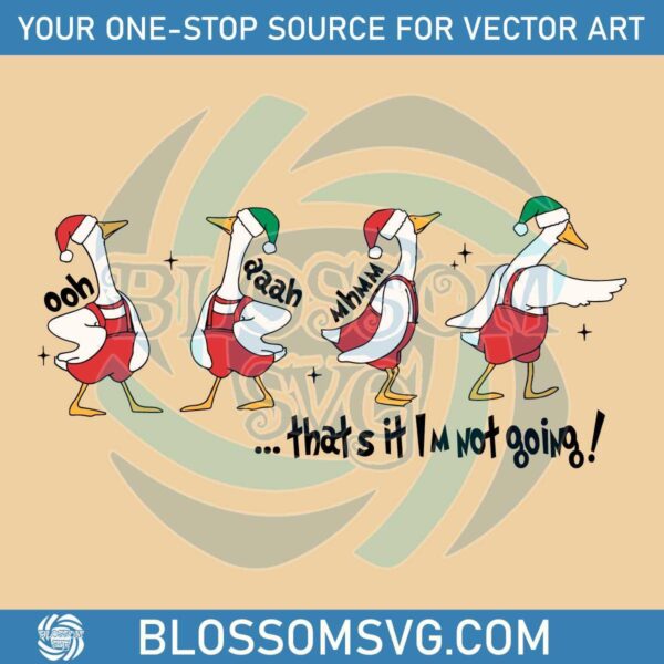 Get Festive with Christmas Duck Santa Hat SVG