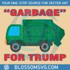 Hilarious Trash for Trumps 2024 Campaign SVG