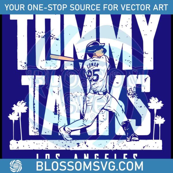 Los Angeles Baseball Tommy Edmaz SVG Tanks