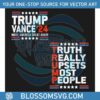 Shocking Truth Trump Vance 24 SVG Shakes Many