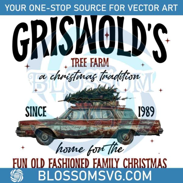 Timeless Griswold Tree Farm Tradition in Festive PNG