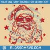 Vintage Santa Giving the Finger Santa Smoking SVG