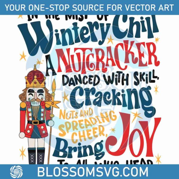 Winter Wonderland Festive Nutcracker SVG