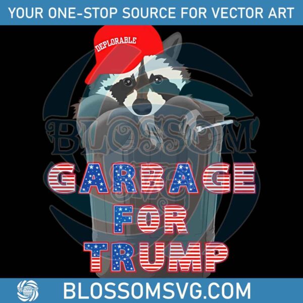 Hilarious Racoon Trash Trump MAGA SVG