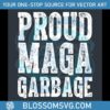 Trump Garbage Truck SVG Proud MAGA Edition