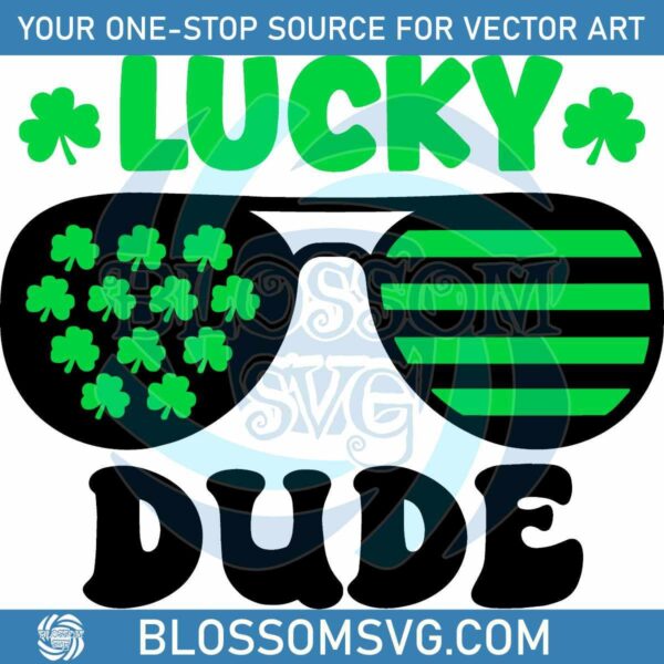 Vintage Lucky Guy St Patricks Day SVG